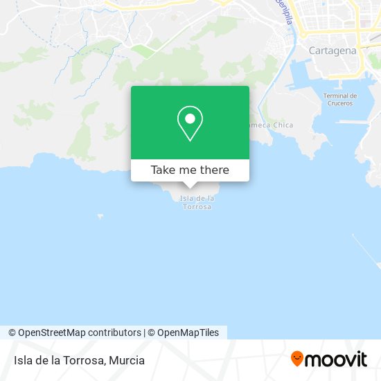 mapa Isla de la Torrosa