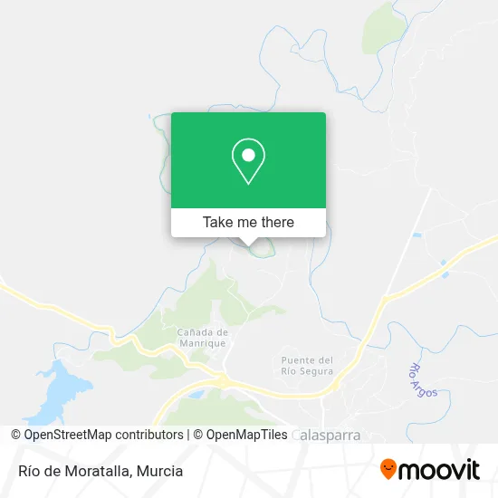 Río de Moratalla map