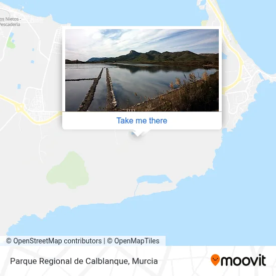 Parque Regional de Calblanque map