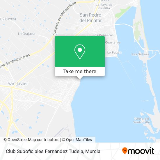 mapa Club Suboficiales Fernandez Tudela