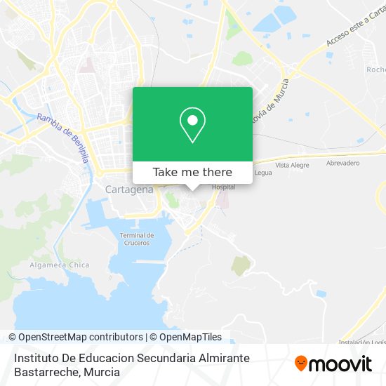 Instituto De Educacion Secundaria Almirante Bastarreche map