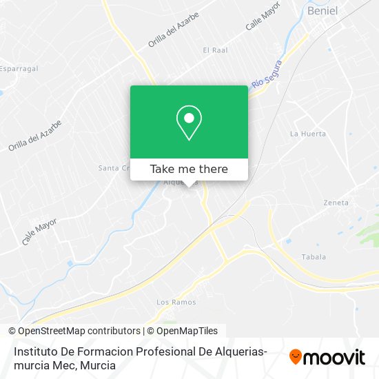 Instituto De Formacion Profesional De Alquerias-murcia Mec map
