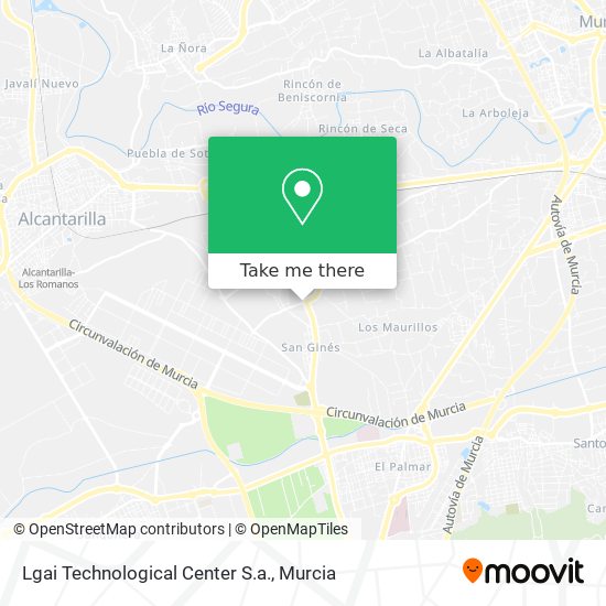 Lgai Technological Center S.a. map