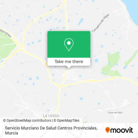 Servicio Murciano De Salud Centros Provinciales map