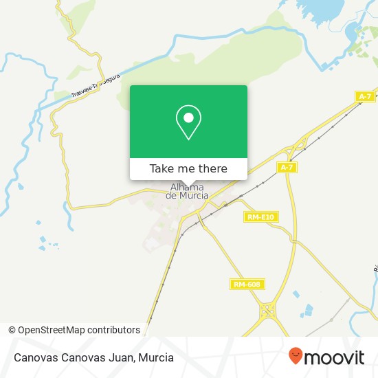 mapa Canovas Canovas Juan