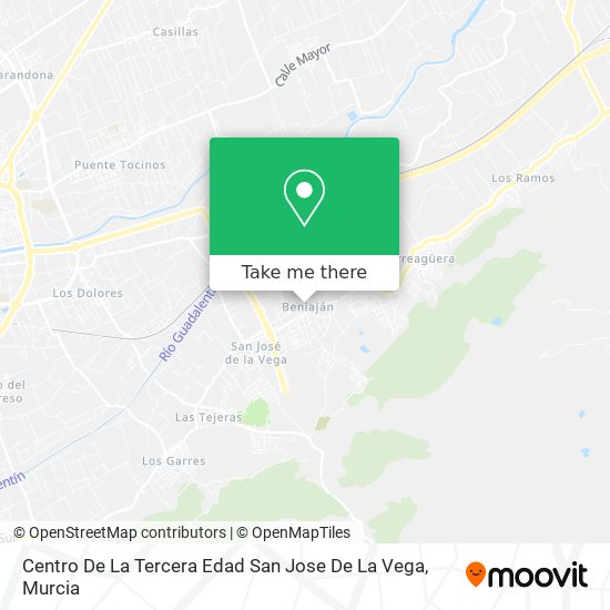 Centro De La Tercera Edad San Jose De La Vega map