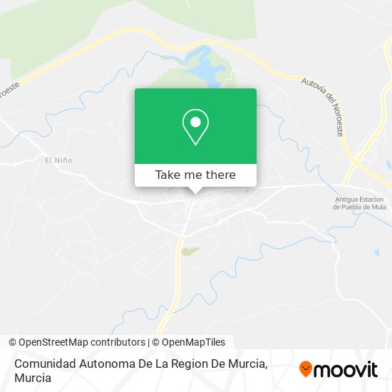 Comunidad Autonoma De La Region De Murcia map