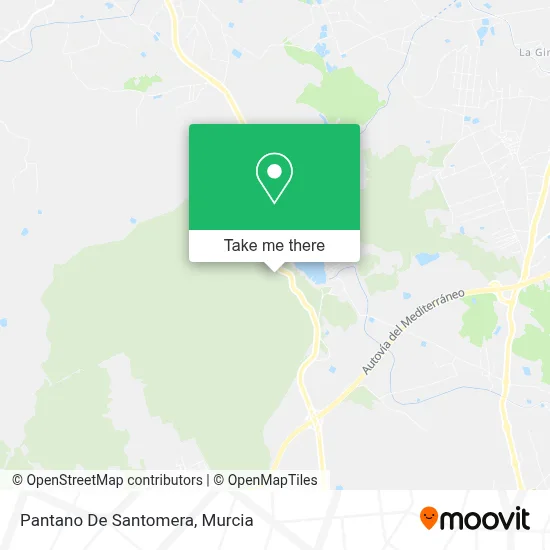 Pantano De Santomera map