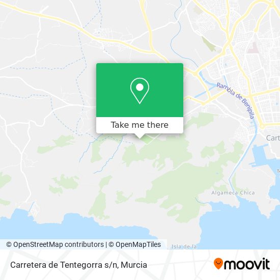 mapa Carretera de Tentegorra s/n