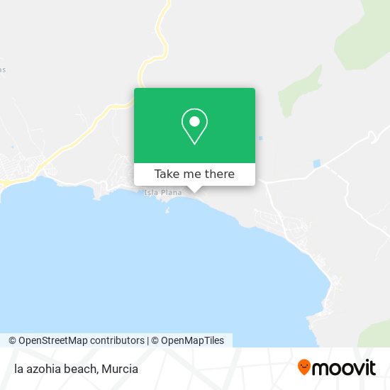 la azohia beach map