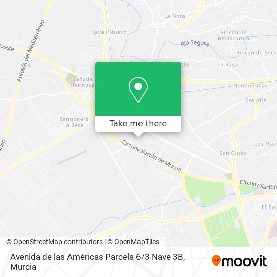 Avenida de las Américas Parcela 6 / 3 Nave 3B map