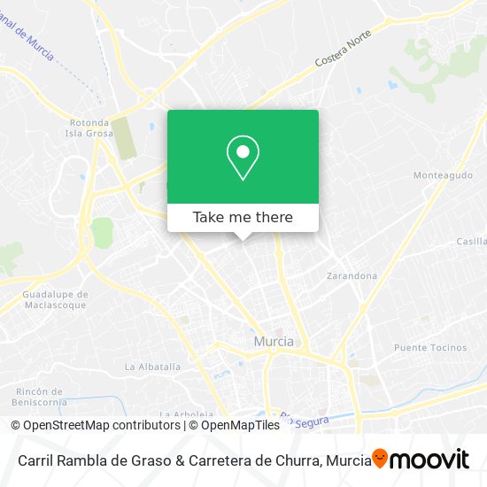 Carril Rambla de Graso & Carretera de Churra map