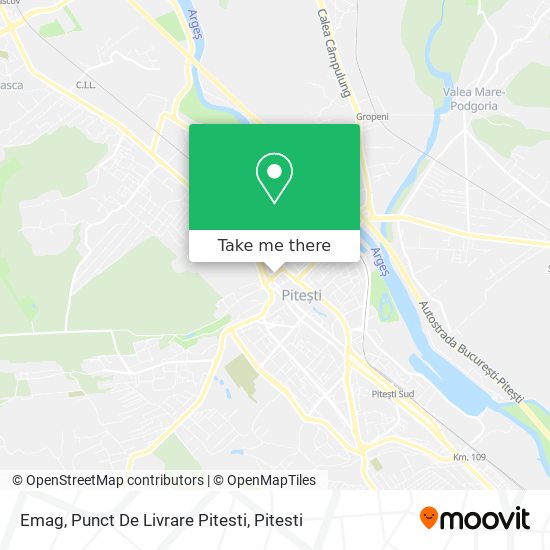 Emag, Punct De Livrare Pitesti map