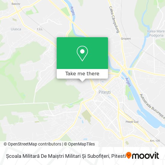 Școala Militară De Maiștri Militari Și Subofițeri map