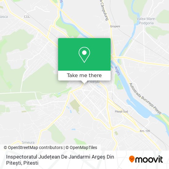 Inspectoratul Județean De Jandarmi Argeș Din Pitești map