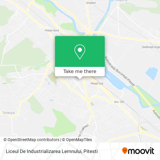 Liceul De Industrializarea Lemnului map