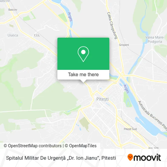 Spitalul Militar De Urgență „Dr. Ion Jianu” map