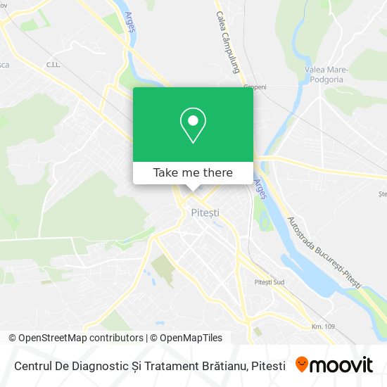 Centrul De Diagnostic Și Tratament Brătianu map