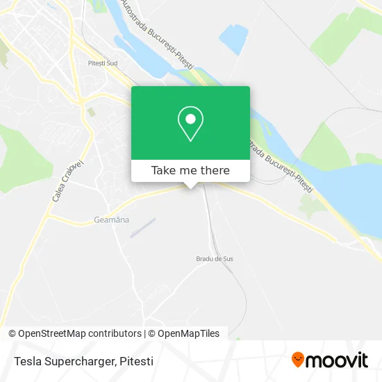 Tesla Supercharger map