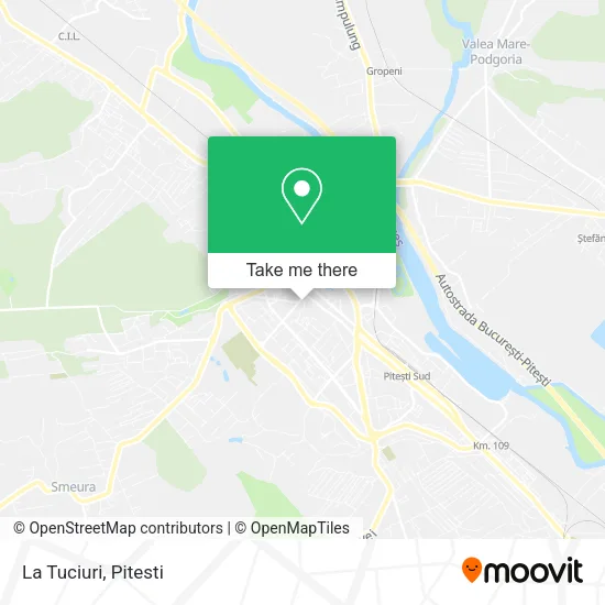 La Tuciuri map