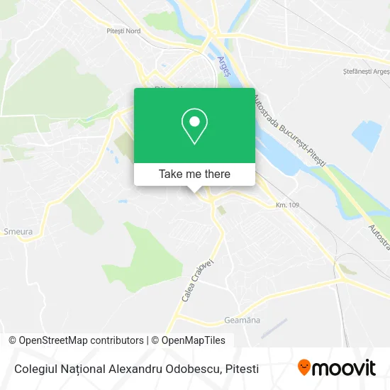 Colegiul Național  Alexandru Odobescu map