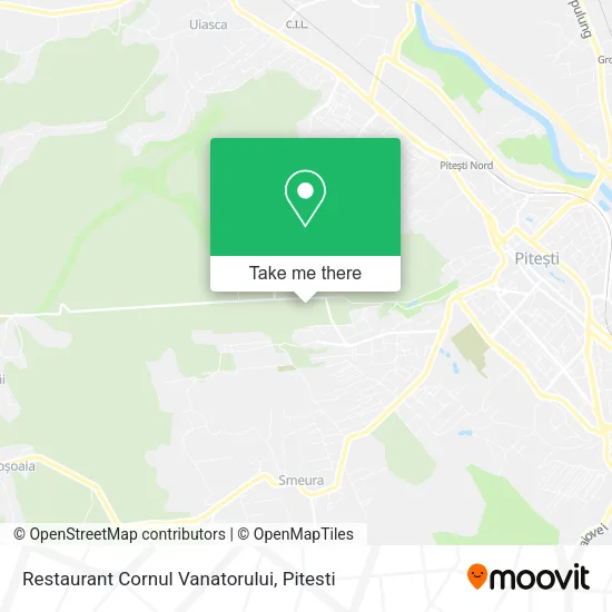 Restaurant Cornul Vanatorului map