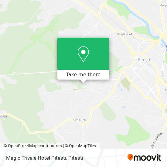 Magic Trivale Hotel Pitesti map