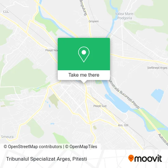 Tribunalul Specializat Arges map