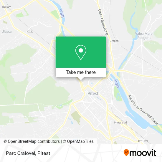 Parc Craiovei map