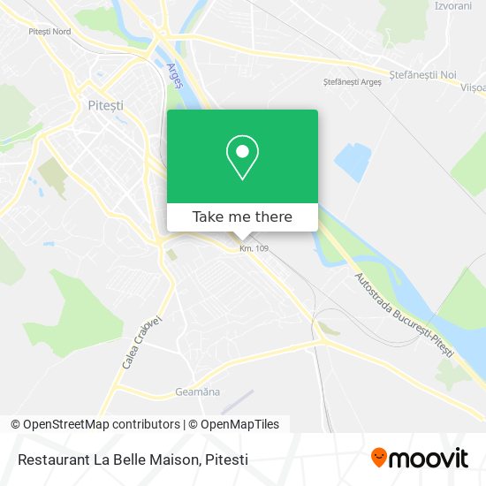 Restaurant La Belle Maison map
