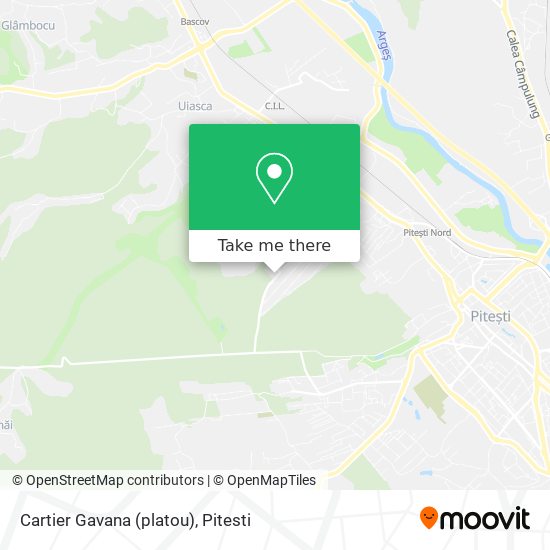 Cartier Gavana (platou) map