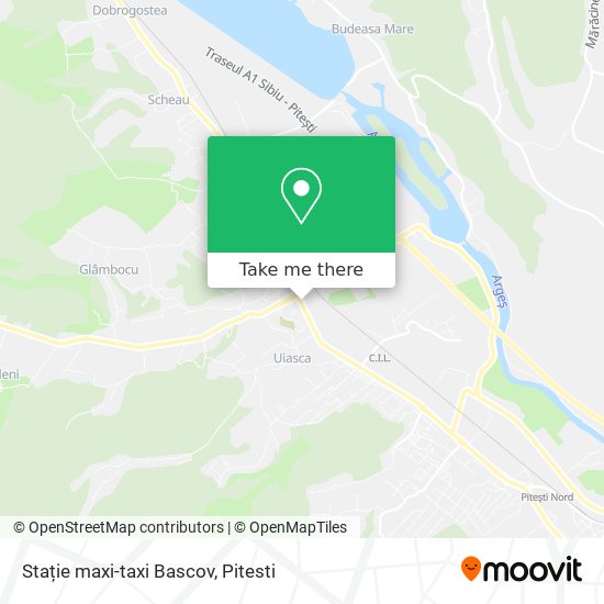 Stație maxi-taxi Bascov map
