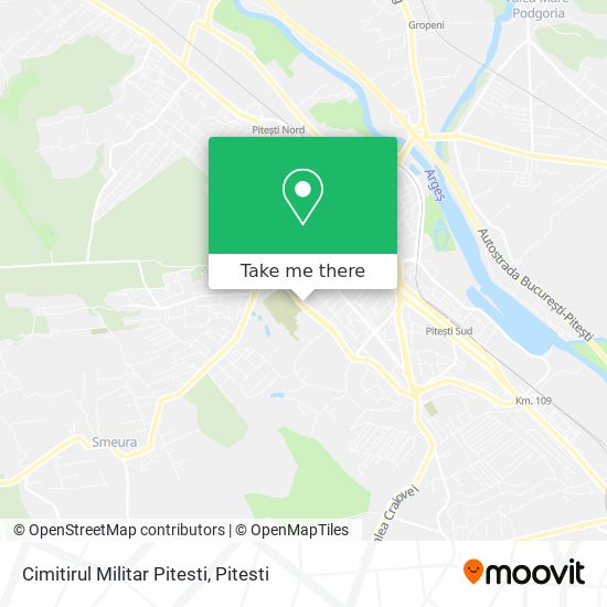 Cimitirul Militar Pitesti map