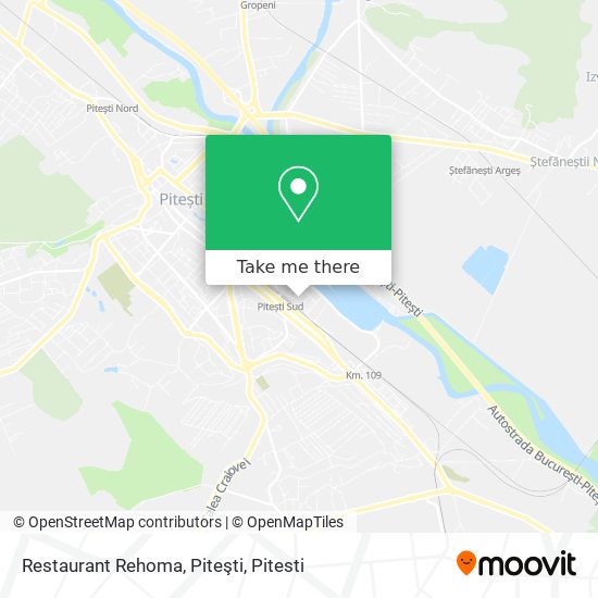 Restaurant Rehoma, Piteşti map