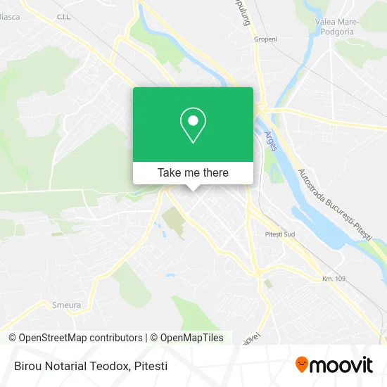 Birou Notarial Teodox map