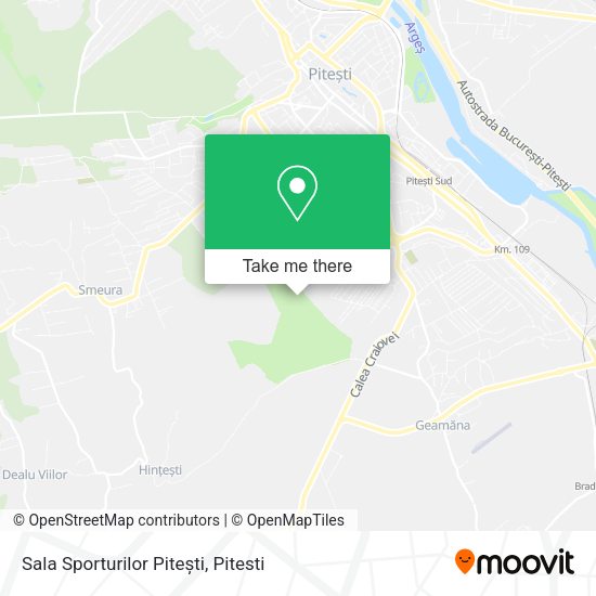 Sala Sporturilor Pitești map