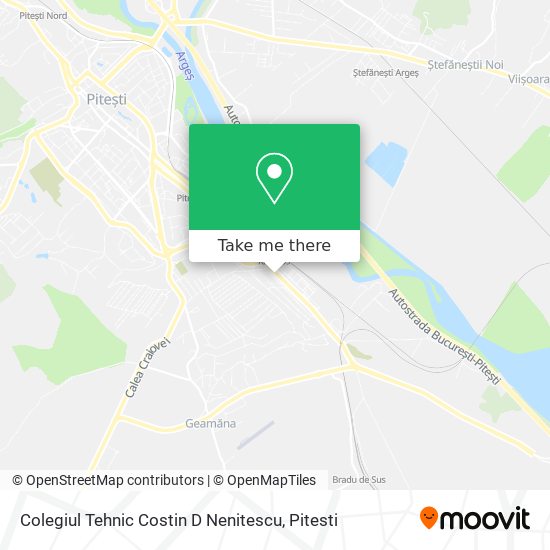 Colegiul Tehnic Costin D Nenitescu map