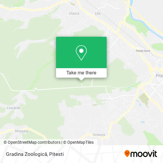 Gradina Zoologică map