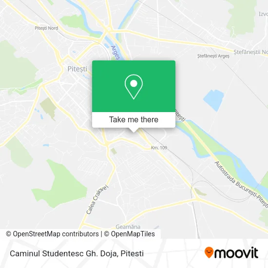 Caminul Studentesc Gh. Doja map