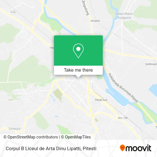 Corpul B Liceul de Arta Dinu Lipatti map
