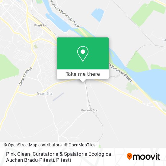 Pink Clean- Curatatorie & Spalatorie Ecologica Auchan Bradu-Pitesti map