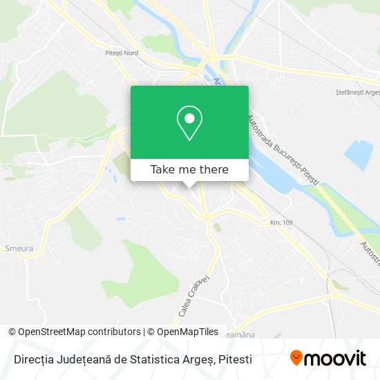 Direcția Județeană de Statistica Argeș map