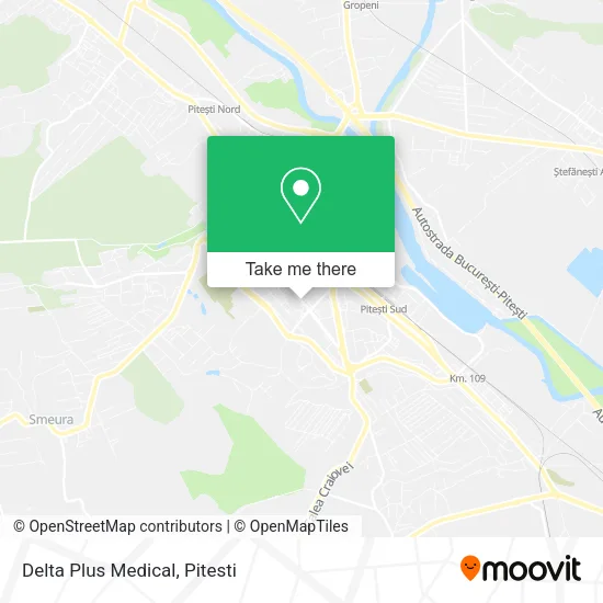 Delta Plus Medical map