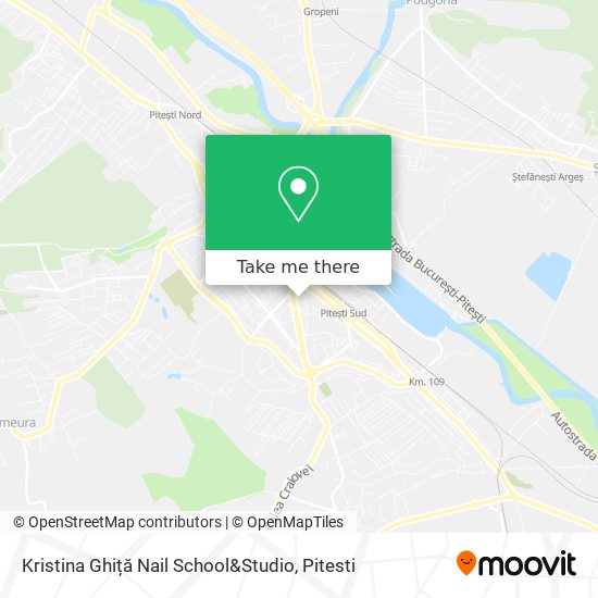 Kristina Ghiță Nail School&Studio map