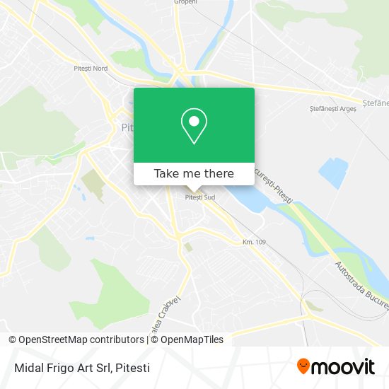 Midal Frigo Art Srl map