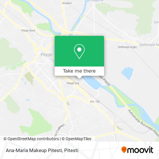 Ana-Maria Makeup Pitesti map