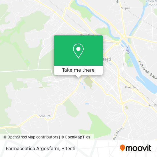 Farmaceutica Argesfarm map