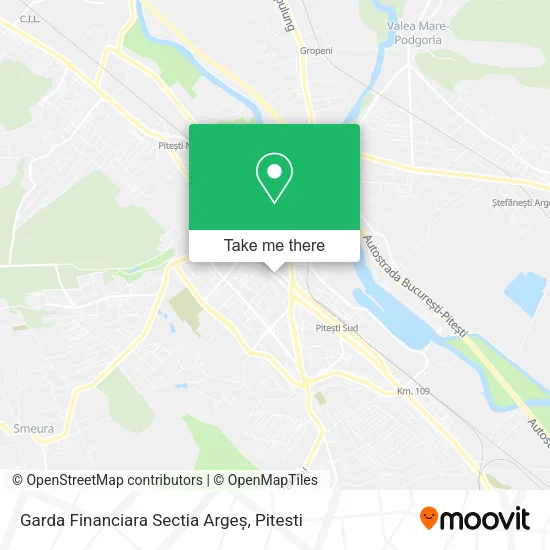 Garda Financiara Sectia Argeș map