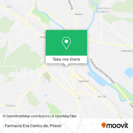 Farmacia Eva Centru de map