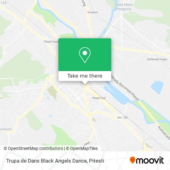 Trupa de Dans Black Angels Dance map